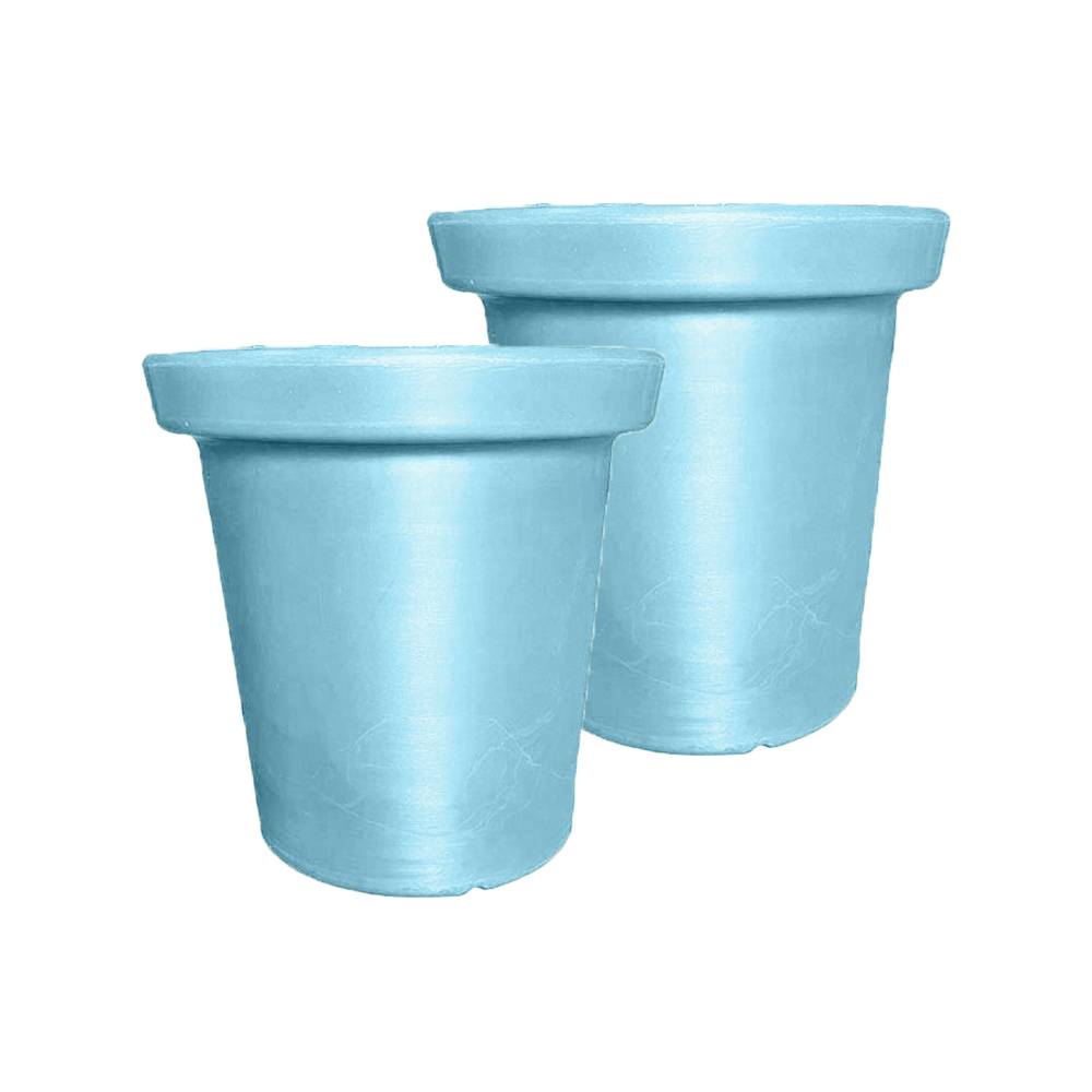 Plast'Up Rotomoulage - Pot de fleurs rond xxl delight 75l- lot de 2 - Image 1
