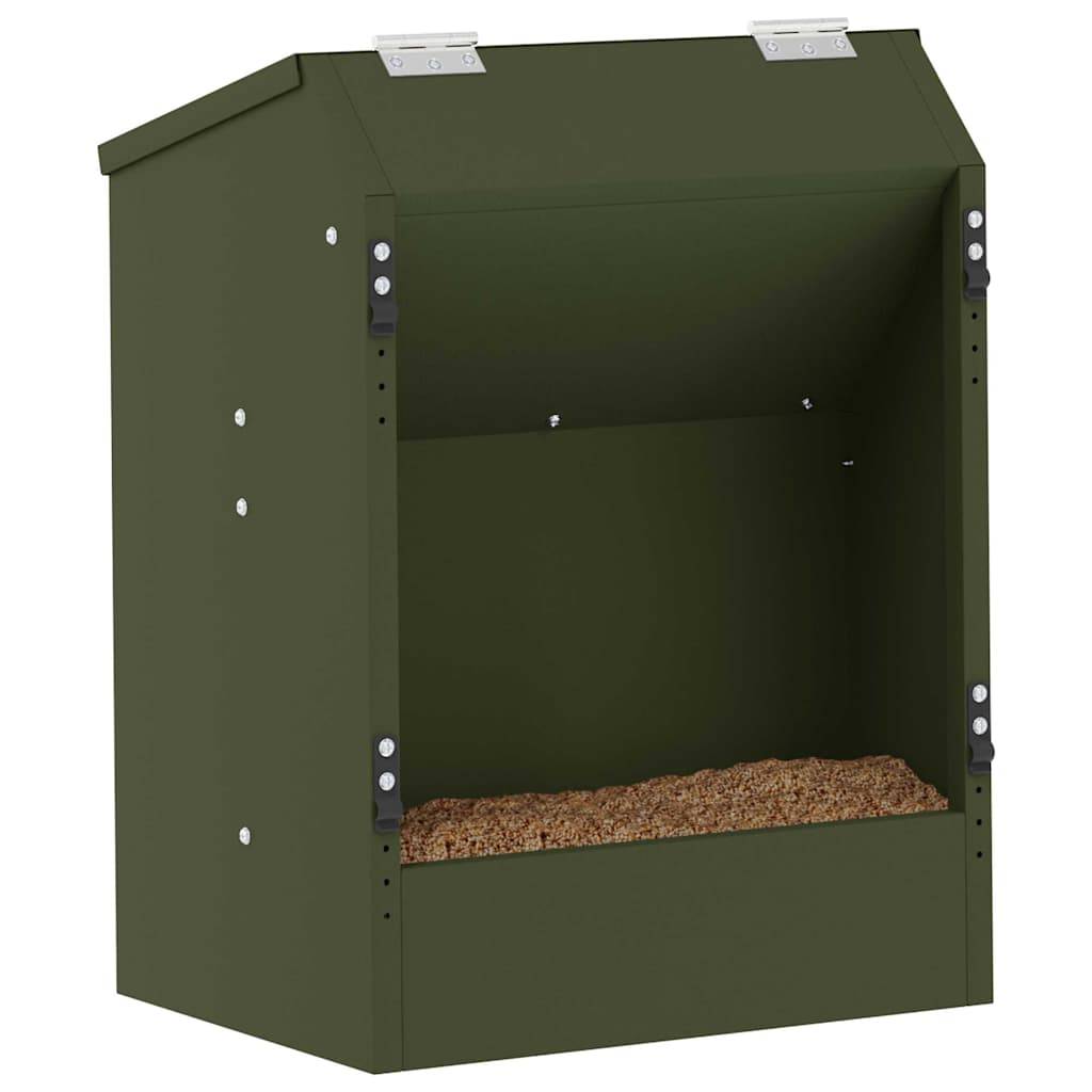 Distributeur Automatique Lapin Métal 3kg Haute Résistance Vert - ComfortXL Outdoor Living - Image 3