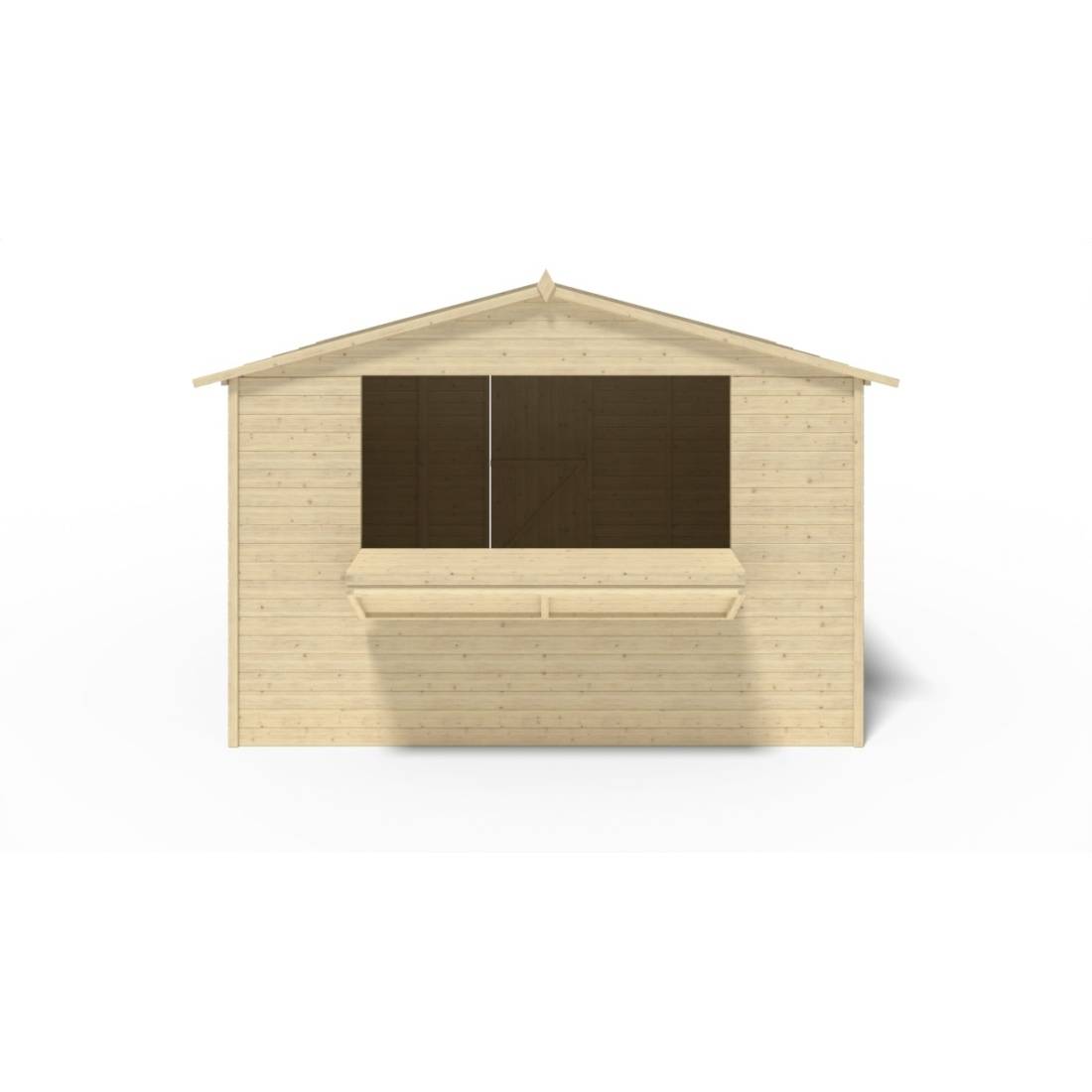 Altanka - Kiosque/ stand de marché/ de vente 9.42 m2 - 3.11x3.03 m - 19 mm - DOM607 - ALTANKA - Imagen 5