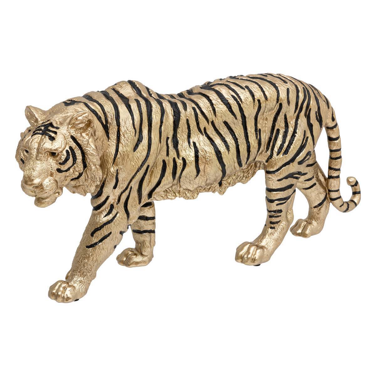 Atmosphera - Tigre Tropical boudoir l.66cm résine or - Atmosphera Créateur d'intérieur - Imagen 1