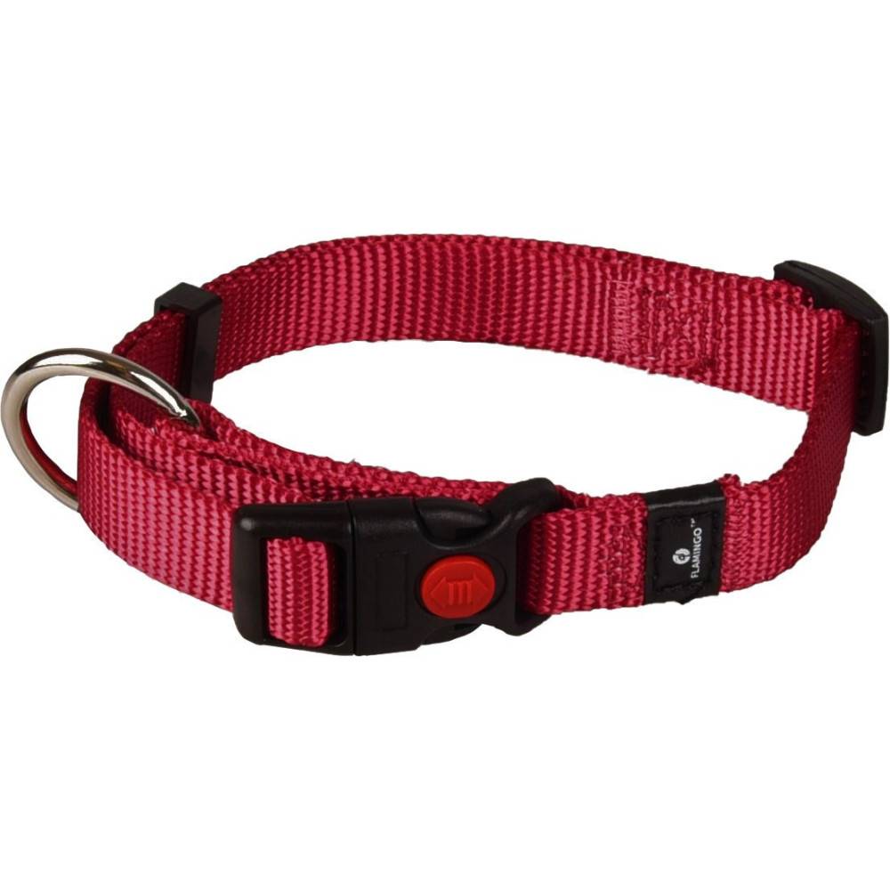 Flamingo - Collier Ziggi rouge 30 -45 cm. 15 MM . taille S. pour chien. - Imagen 1