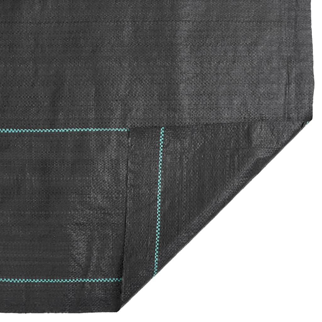 Toile de Paillage 60g/m² Anti-Mauvaises Herbes pour Jardin Potager Allée 0,5x10 m Noir - ComfortXL Outdoor Living - Image 7