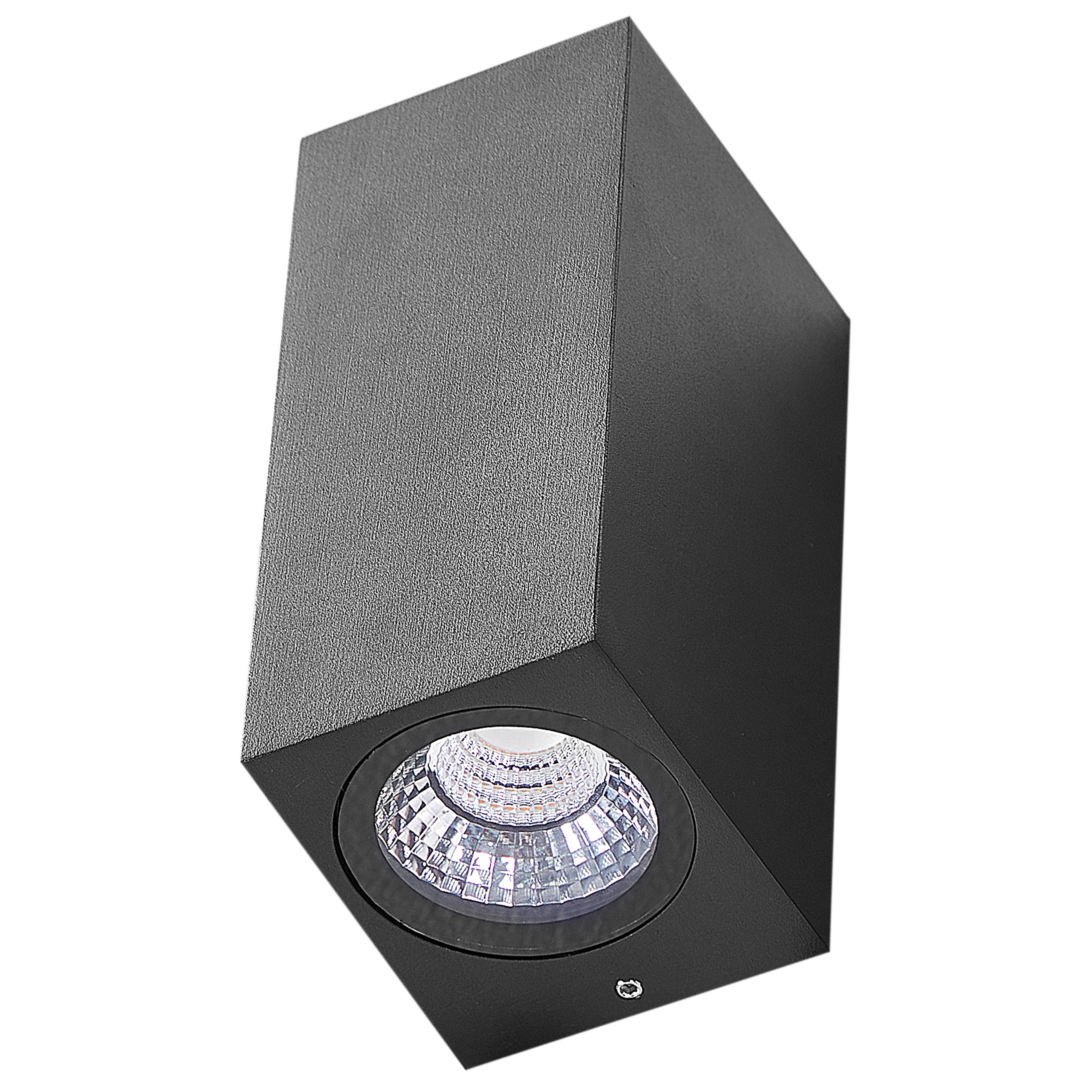 Beliani - Set de 2 Lampes LED Murales d'Extérieur Noir en Aluminium et Verre 15 cm Extérieur Design Jardin Patio Moderne - Imagen 6