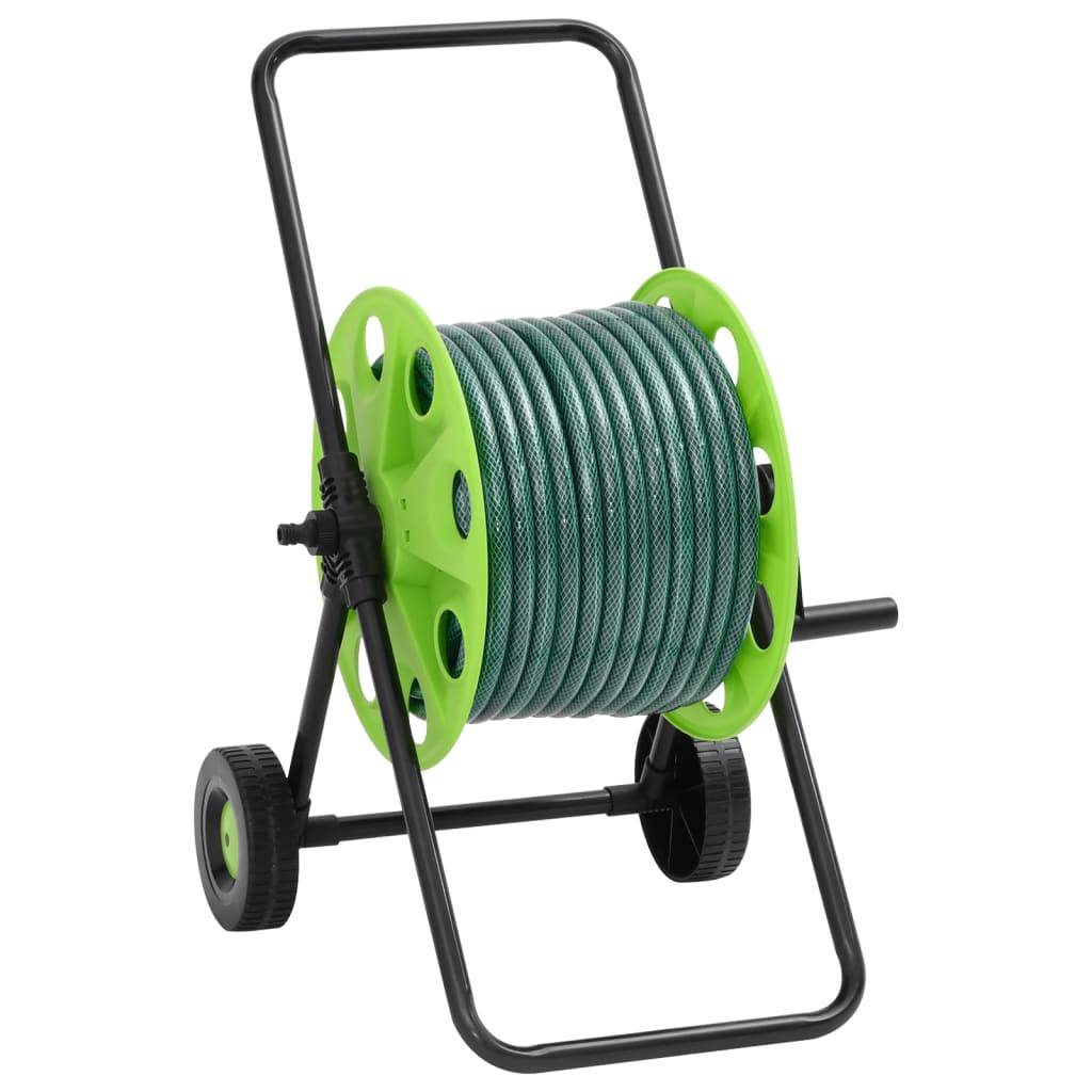PANGIVO - Chariot enrouleur acier et PVC vert 46 x 50 x 66 cm - PANGIVO - Image 1