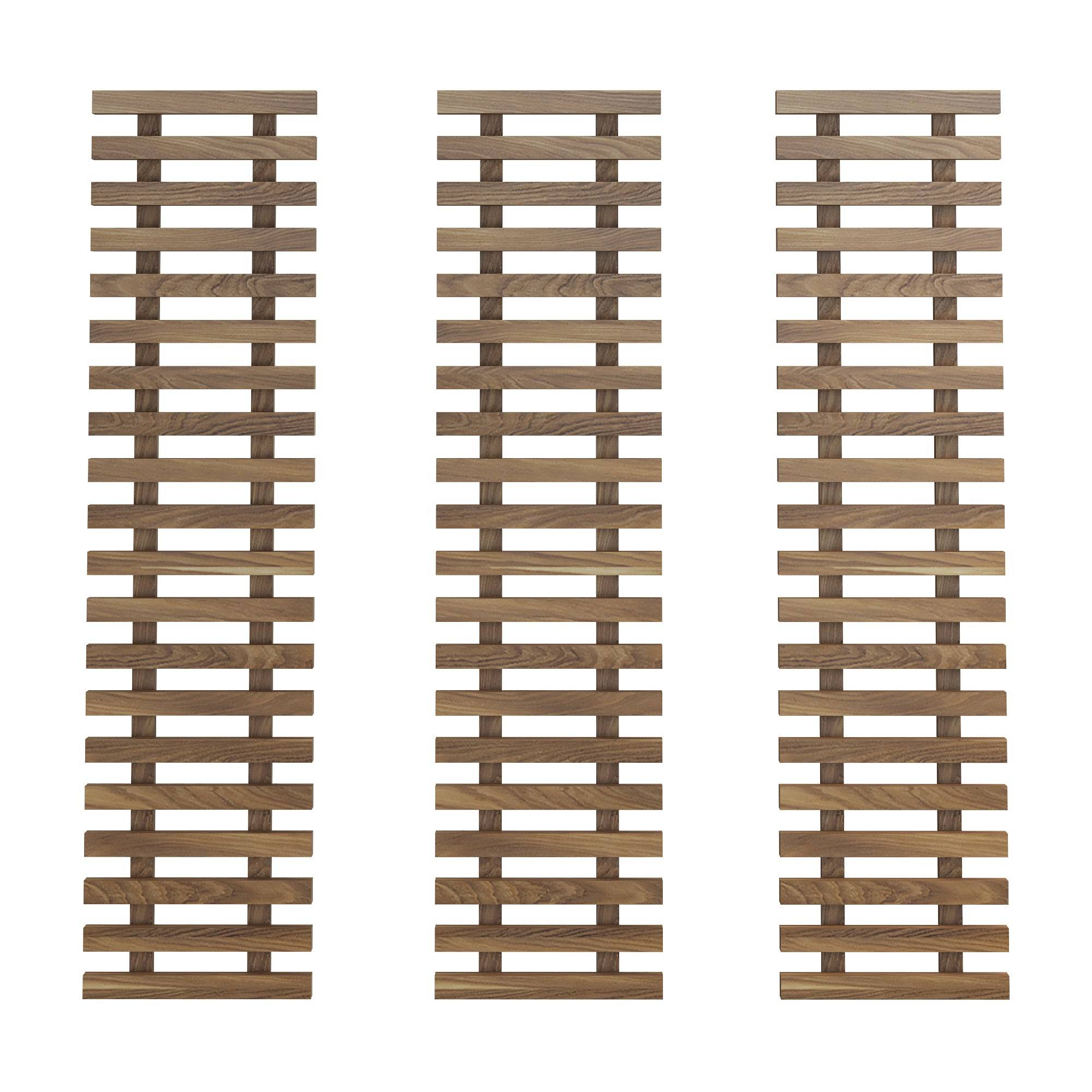 Helloshop26 - Support mural pour plantes pin 100 x 24 cm bois foncé - Imagen 2