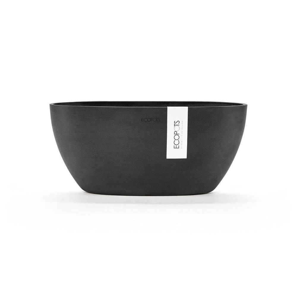 Ecopots - Pot Ovale Sofia 30 Gris Foncé + réservoir d'eau - 30 x 13 x H. 13,5 cm - 2,7 L ECOPOTS - Imagen 4
