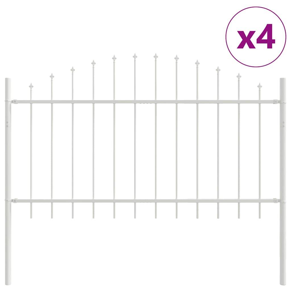 PANGIVO - Clôture jardin acier blanc 170 x 140 cm, Poids :25.6kg - PANGIVO - Image 2