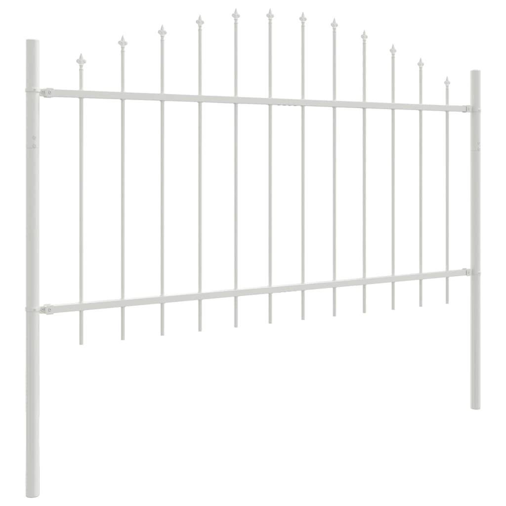 PANGIVO - Clôture jardin acier blanc 170 x 140 cm, Poids :25.6kg - PANGIVO - Image 4