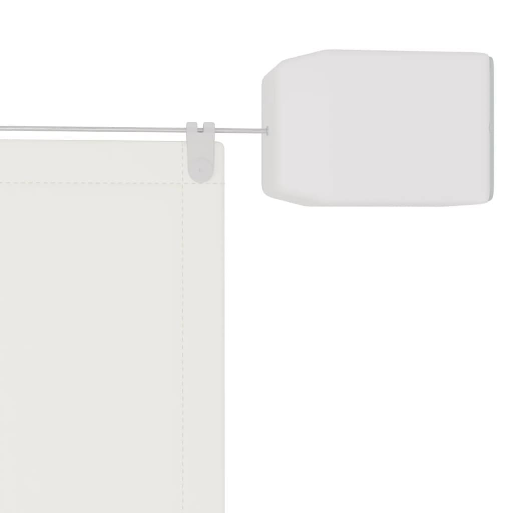 Helloshop26 - Auvent vertical 60x270 cm tissu oxford blanc - Imagen 2
