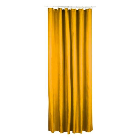 Rideau de Douche Polyester 180x200cm Jaune - Image 1