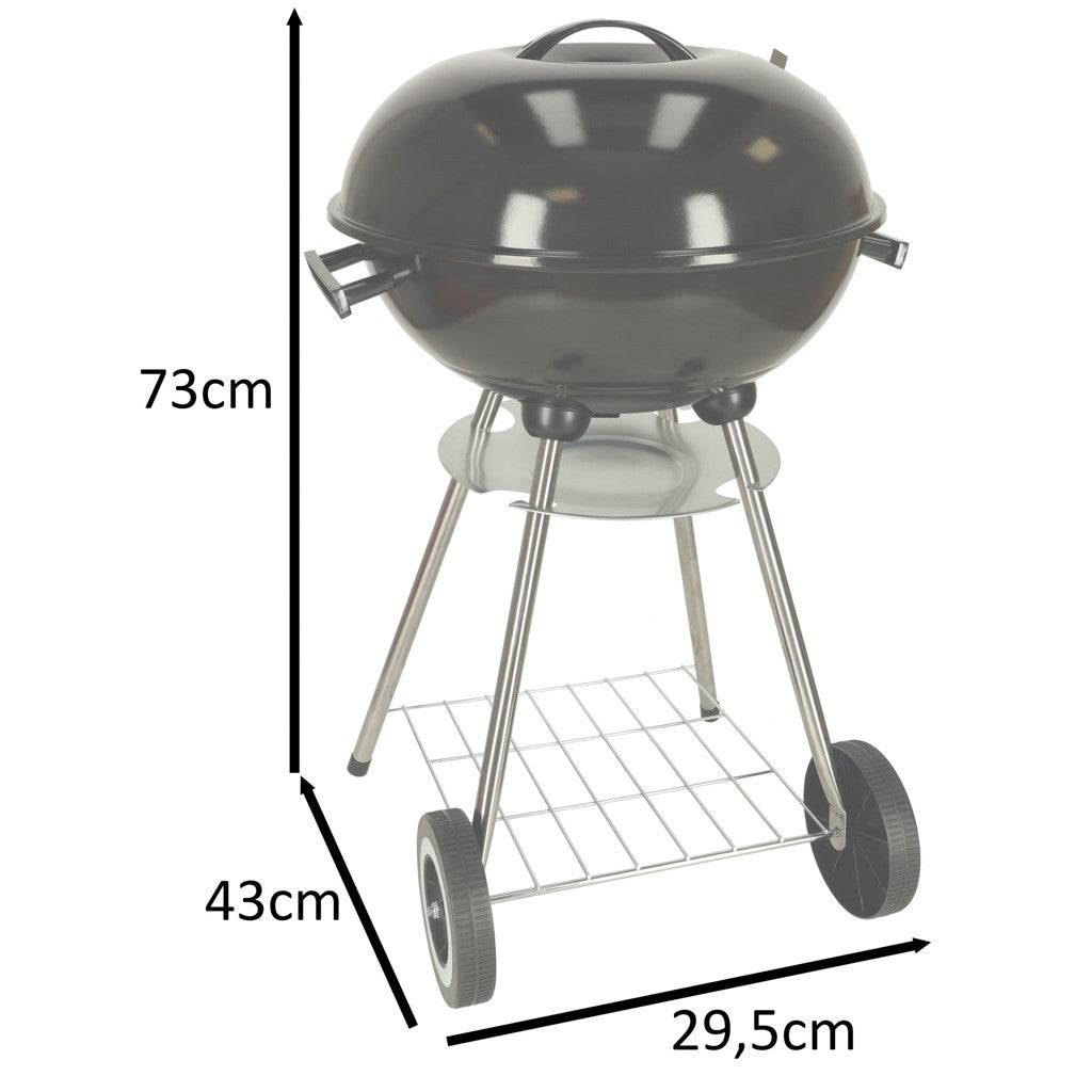 Barbecue à charbon portable avec ventilation 41cm - Image 2