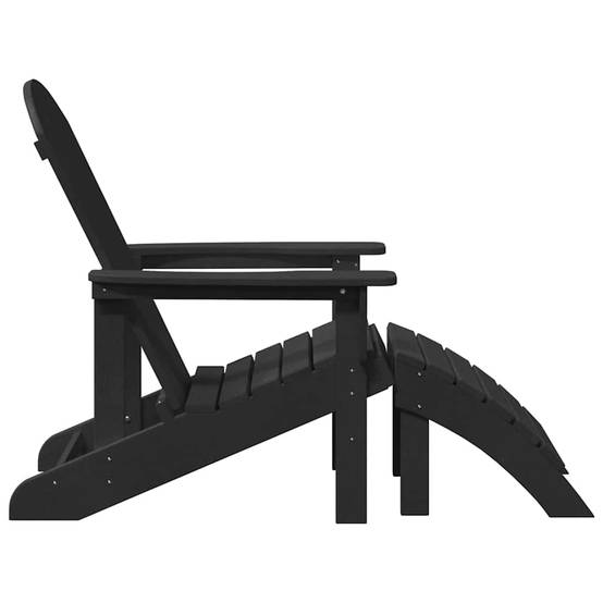 Chaise Adirondack Noir 82 x 74 x 92 cm HDPE, Poids :21.48kg - PANGIVO - Image 5