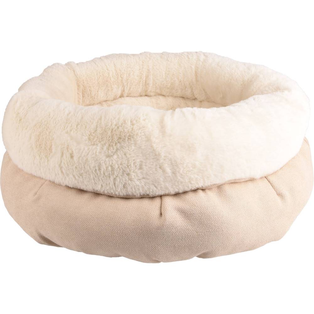 Flamingo - Coussin rond ø 45 cm x 23 cm couleur beige pour chat gamme Huben - Imagen 1