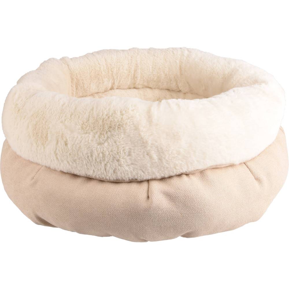 Flamingo - Coussin rond ø 45 cm x 23 cm couleur beige pour chat gamme Huben - Imagen 2