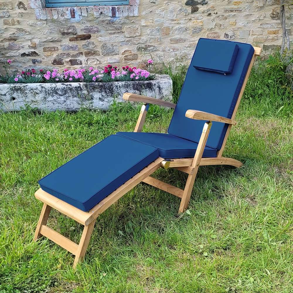 Teck'Attitude - Chaise longue en teck massif New Orleans - TECK'Attitude - Imagen 3