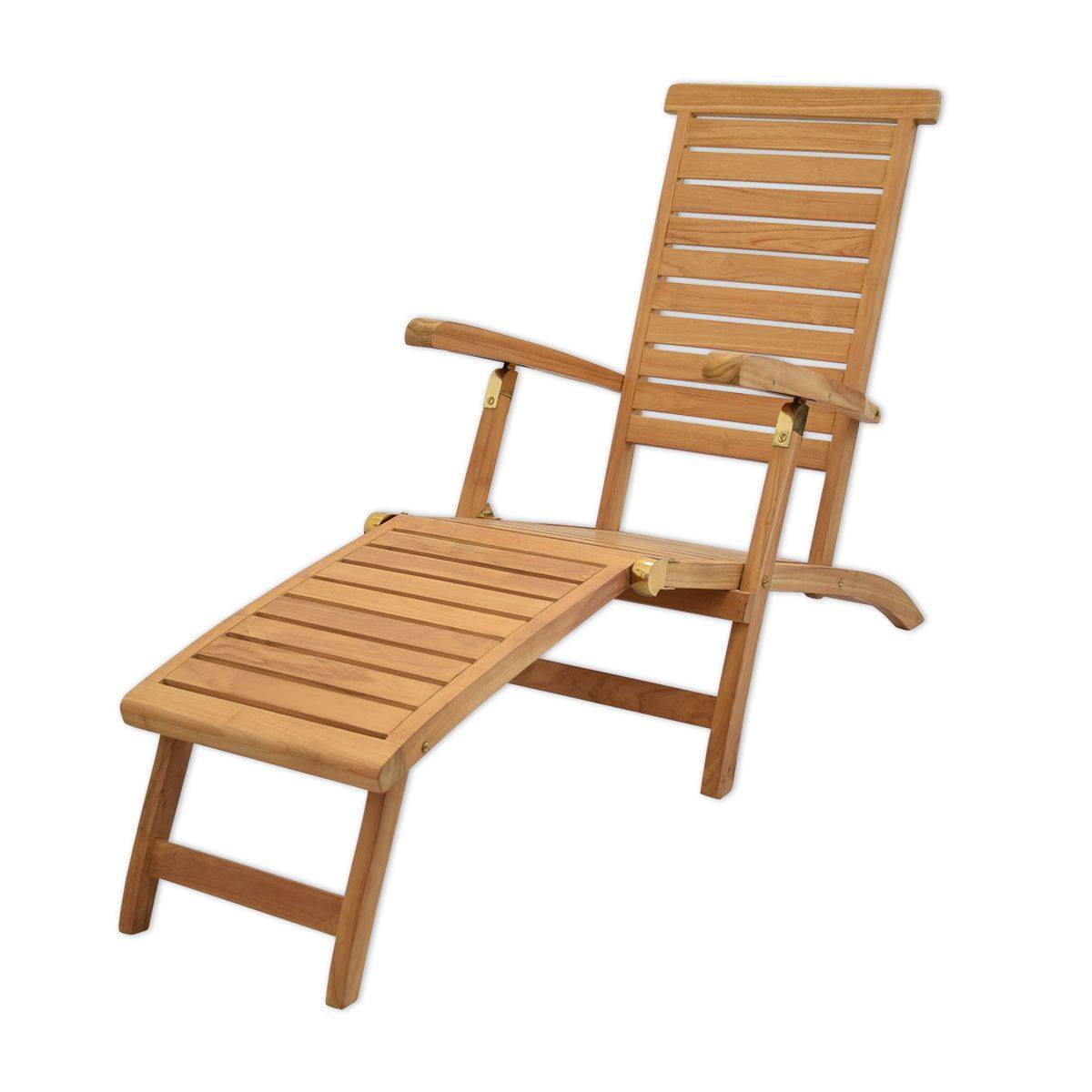 Teck'Attitude - Chaise longue en teck massif New Orleans - TECK'Attitude - Imagen 1