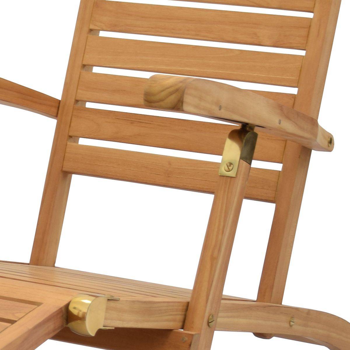 Teck'Attitude - Chaise longue en teck massif New Orleans - TECK'Attitude - Imagen 6