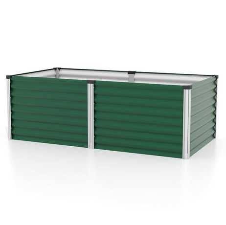 Vitavia - Carré potager Linus 630 – Acier Zincalume H 63 cm, Couleur Granit/Aluminium - Image 6