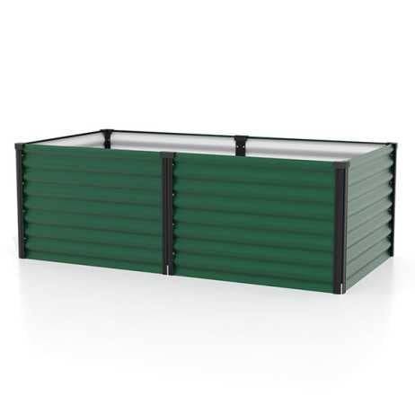 Vitavia - Carré potager Linus 630 – Acier Zincalume H 63 cm, Couleur Granit/Aluminium - Image 8