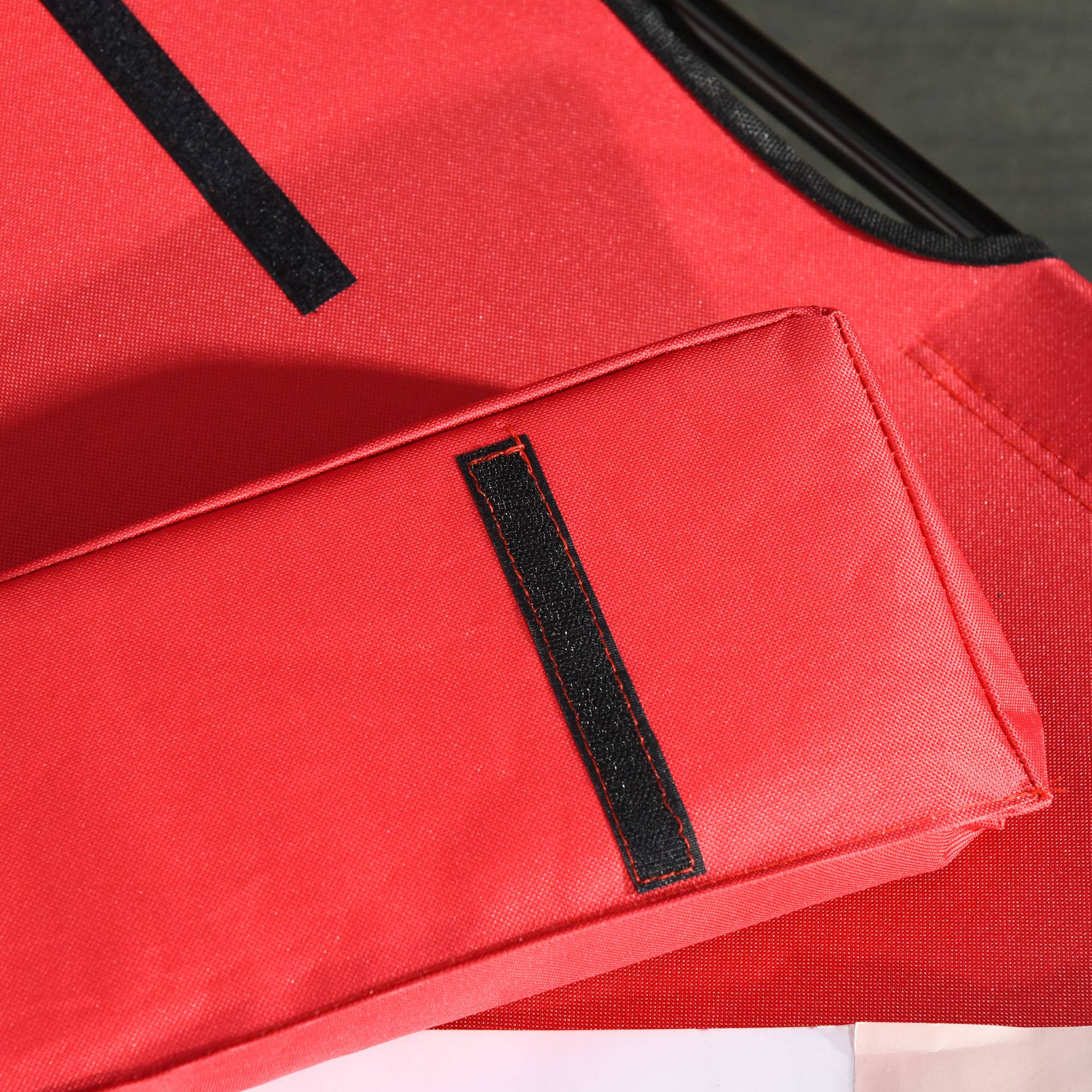 ComfortXL - Bain de soleil transat pliable Acier jardin terrasse dossier inclinable rouge - ComfortXL Outdoor Living - Image 10