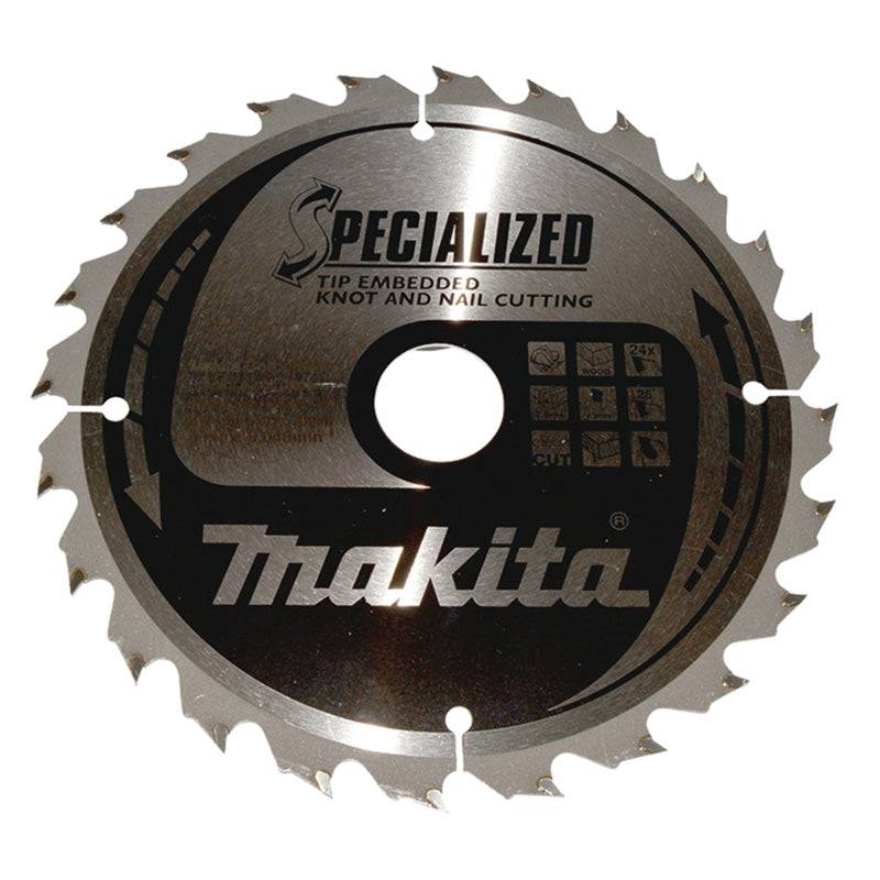 Makita - Lames carbure "Specialized" pour bois avec clous, pour scies circulaires MAKITA - taille Ø 165 mm x 40 Dents - MAKITA ACCESSOIRES - Imagen 3