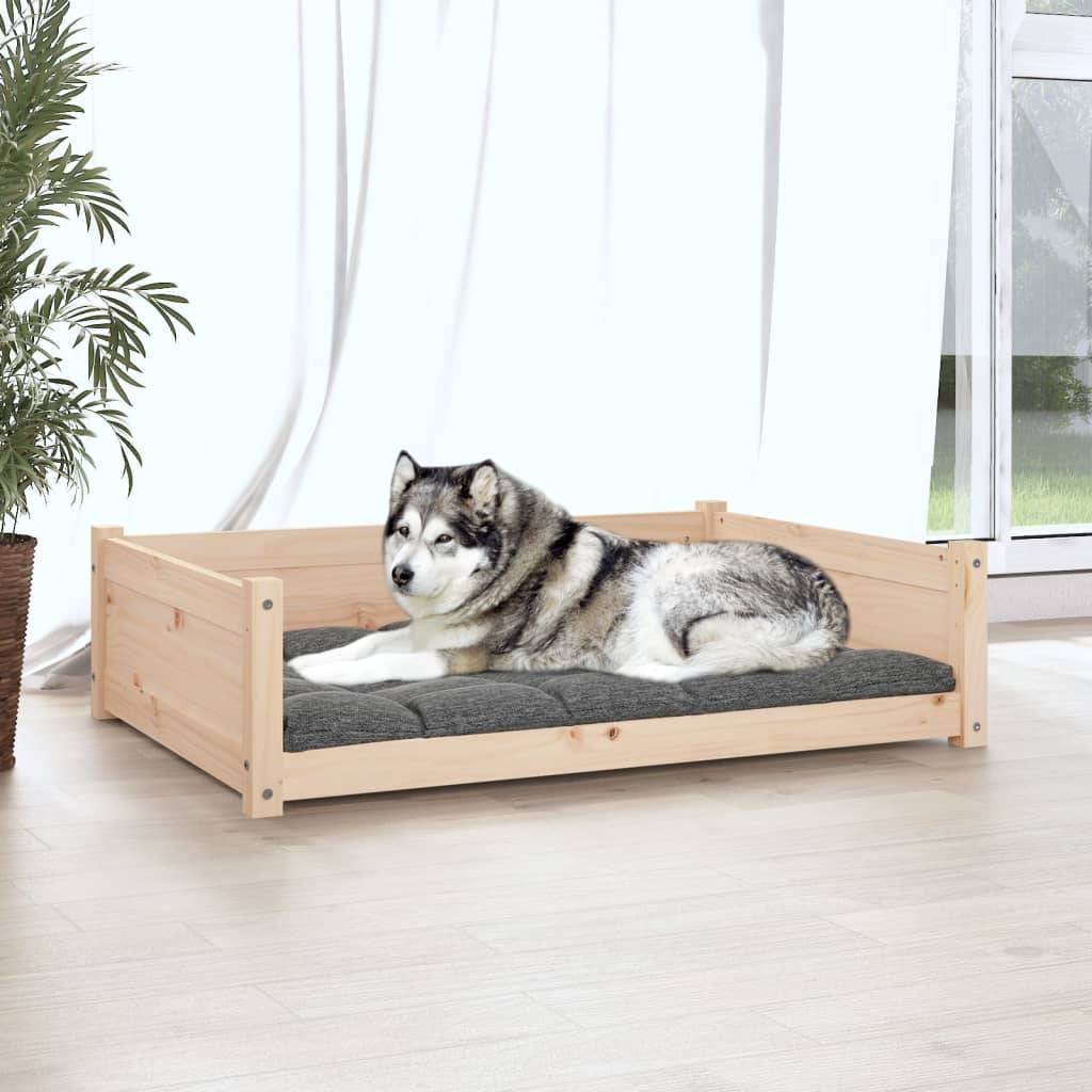 Vidaxl - Lit pour chien 105,5x75,5x28 cm Bois de pin solide vidaXL 821462 - Imagen 4