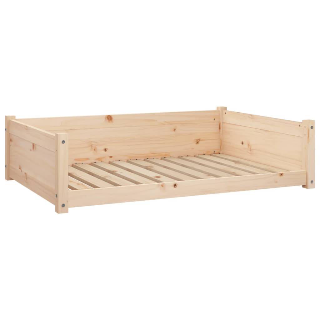Vidaxl - Lit pour chien 105,5x75,5x28 cm Bois de pin solide vidaXL 821462 - Imagen 2