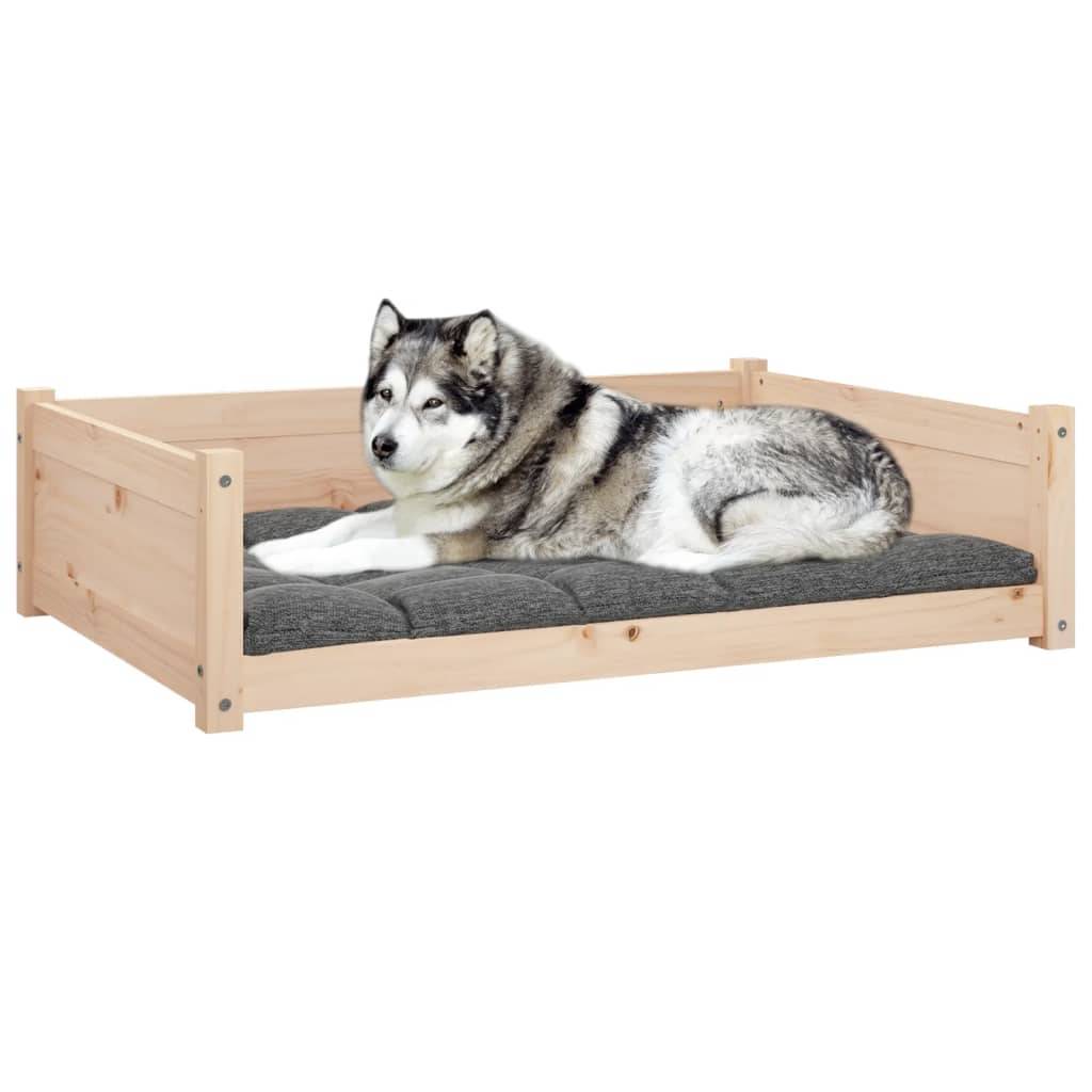 Vidaxl - Lit pour chien 105,5x75,5x28 cm Bois de pin solide vidaXL 821462 - Imagen 5