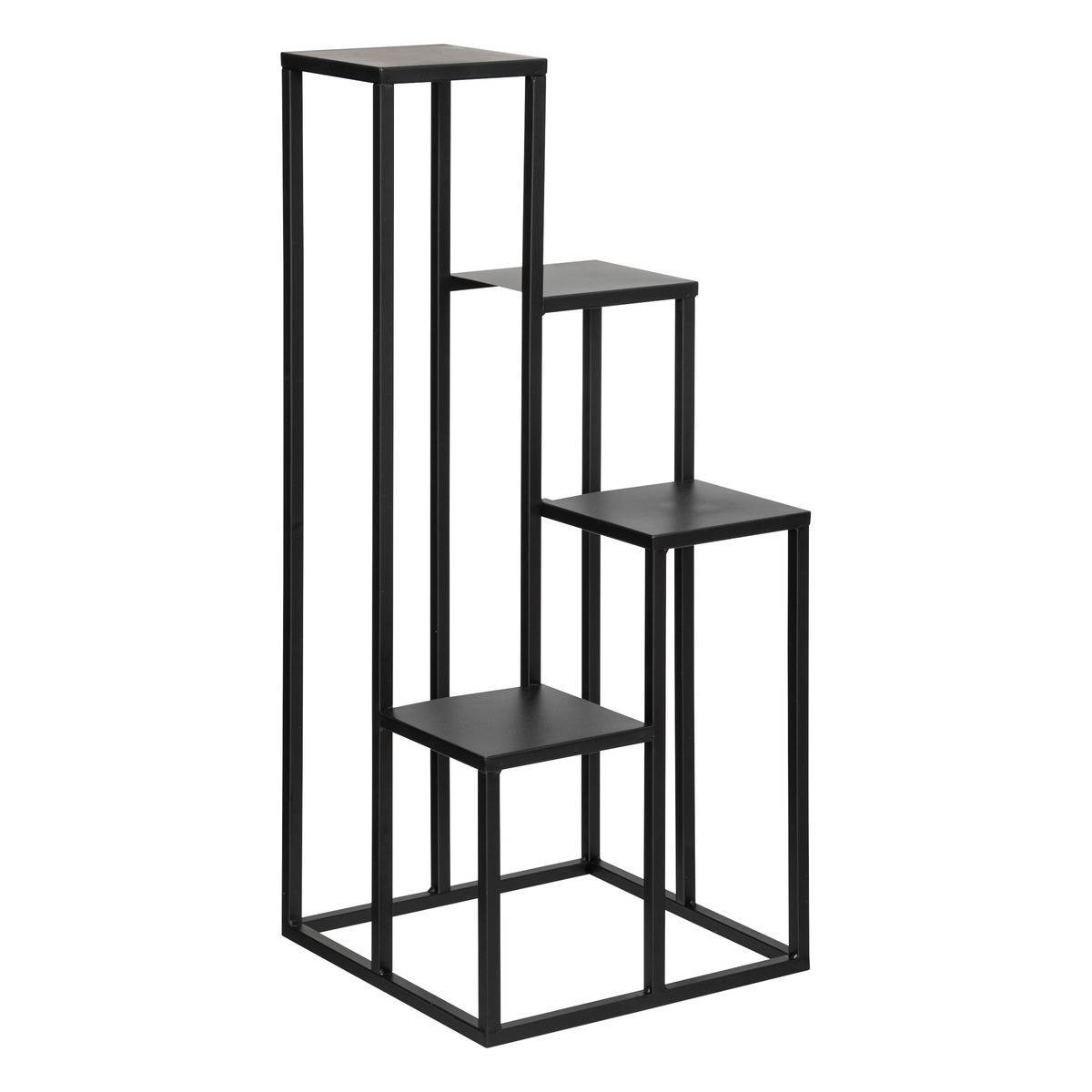 Atmosphera - Porte-plante métal noir H86,5cm - Atmosphera Créateur d'intérieur - Imagen 1