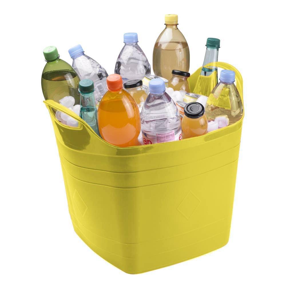 Seau de rangement flexible 15 Litres Multicolore - Jardiland