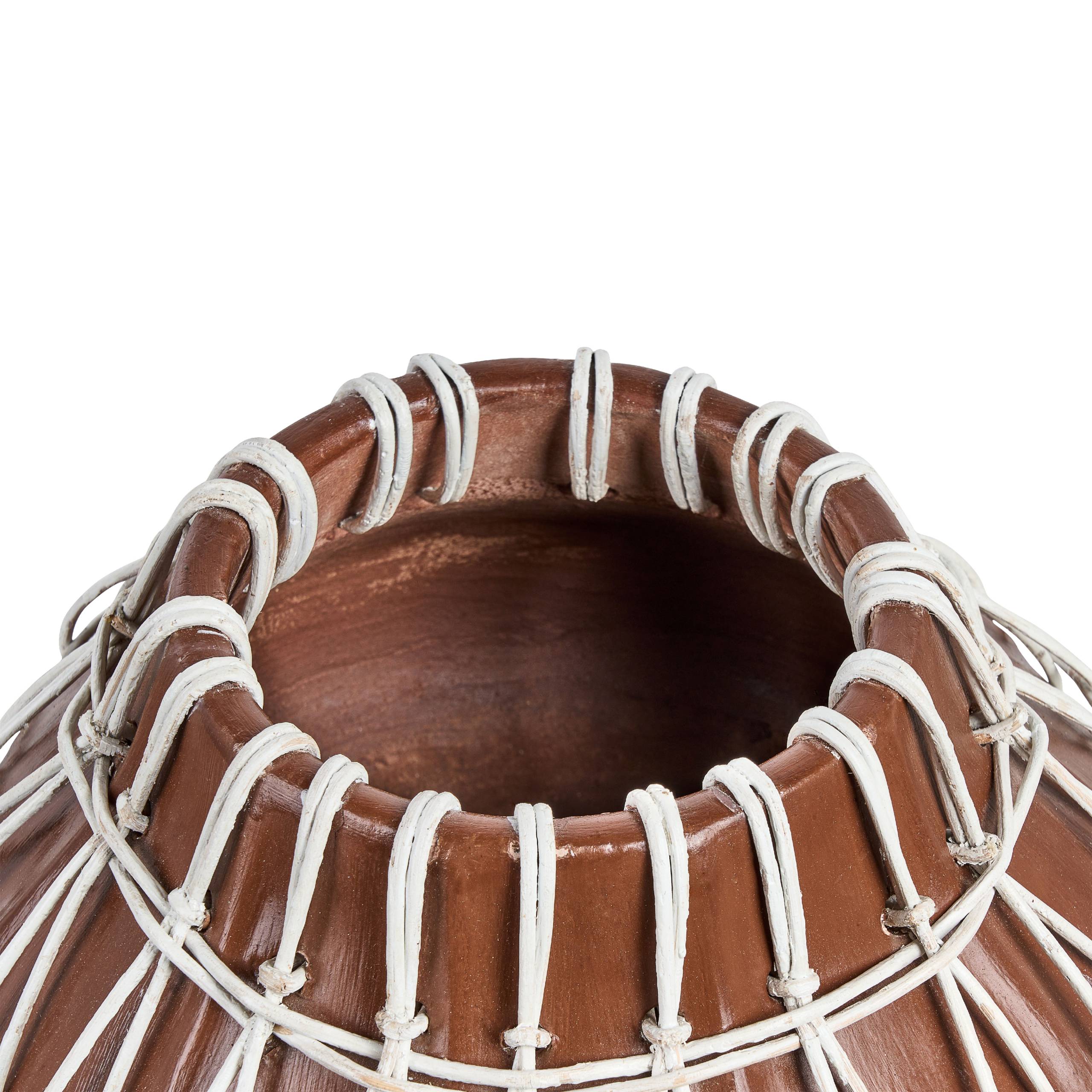 Beliani - Vase décoratif Terre cuite Marron KLUET - 27x27x22- Beliani - Image 5