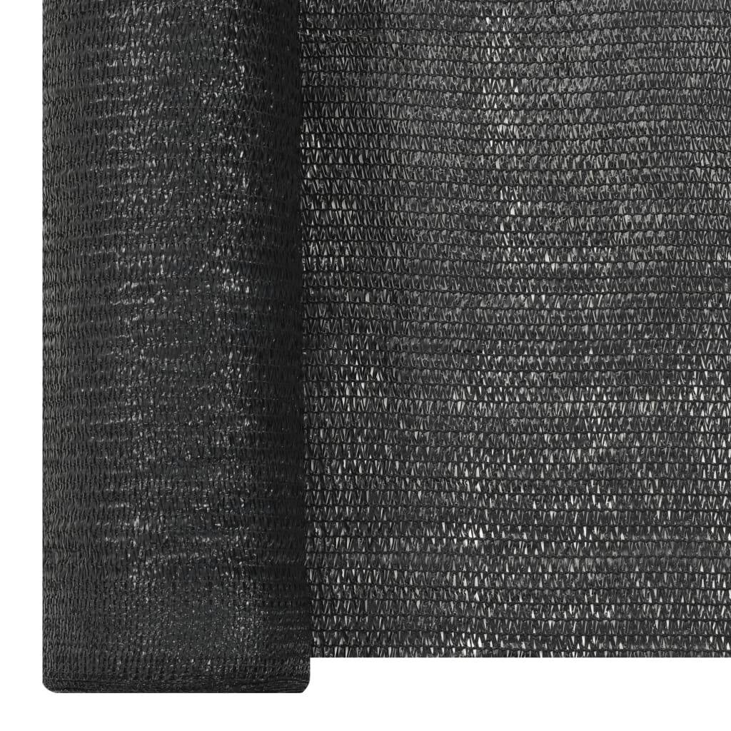 Helloshop26 - Filet brise-vue 3,6 x 25 m PEHD 150 g/m² noir - Imagen 3