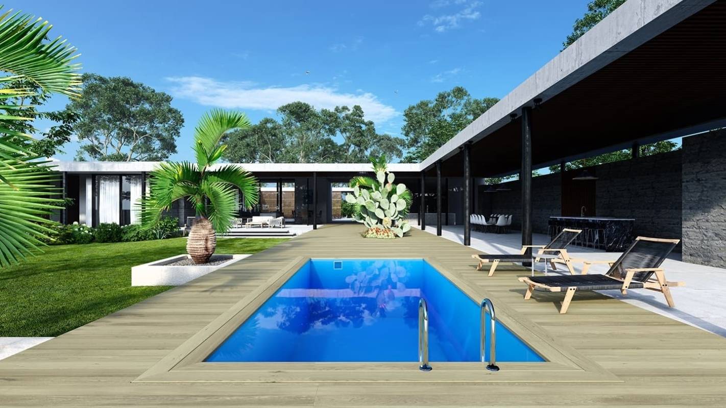 Altanka - Piscine en bois 6,20x3 - H.1,31 m - avec filtration - BAS787OSPI - Imagen 2