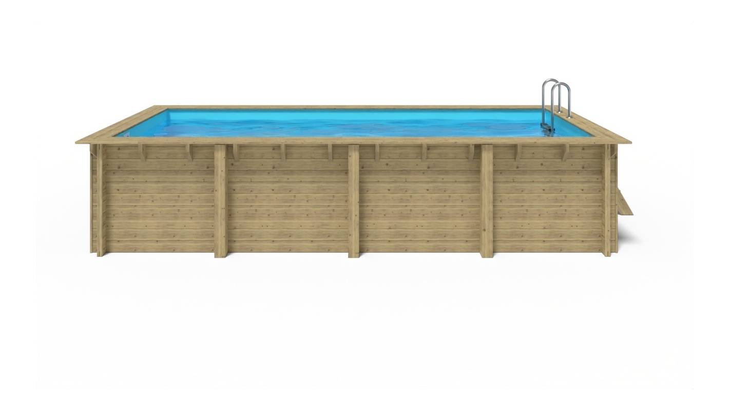 Altanka - Piscine en bois 6,20x3 - H.1,31 m - avec filtration - BAS787OSPI - Imagen 10
