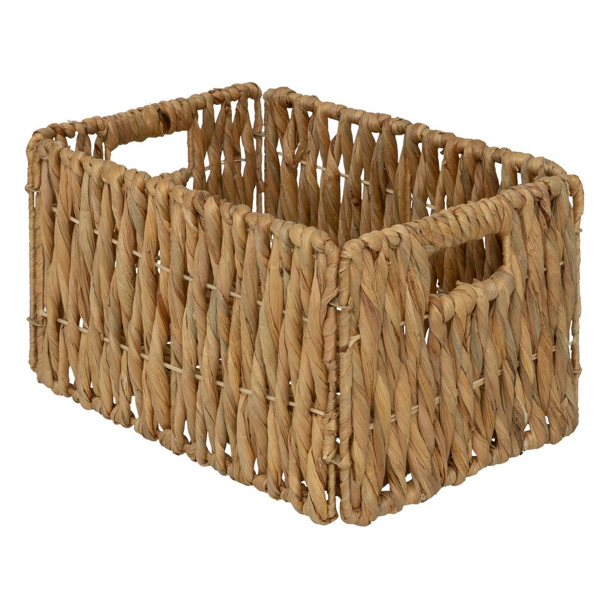 Atmosphera - Panier de rangement Beige en roseau L 34 cm - Imagen 1