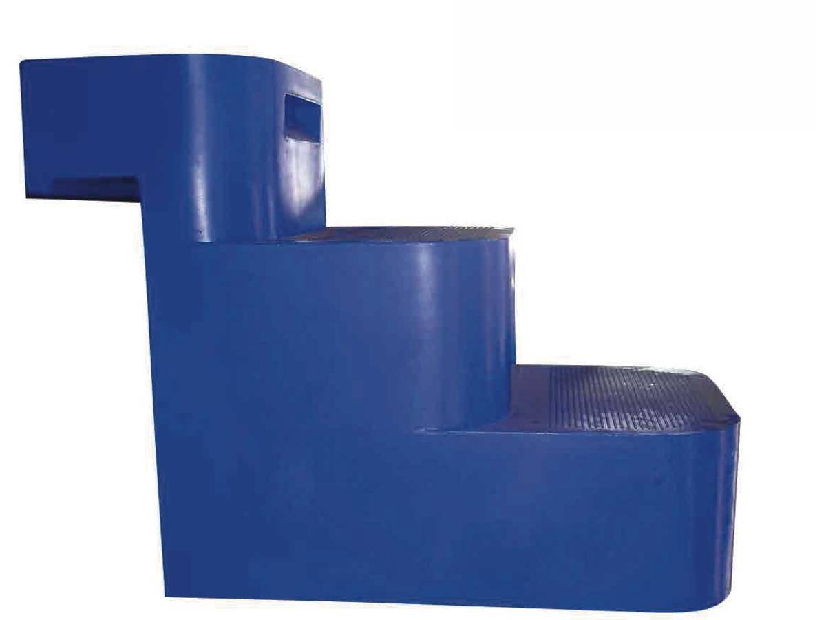 Habitat Et Jardin - Escalier "sauve-chien"- 3 Marches Bleues - 77 X 15 X 58.5 Cm -habitat Et Jardin
