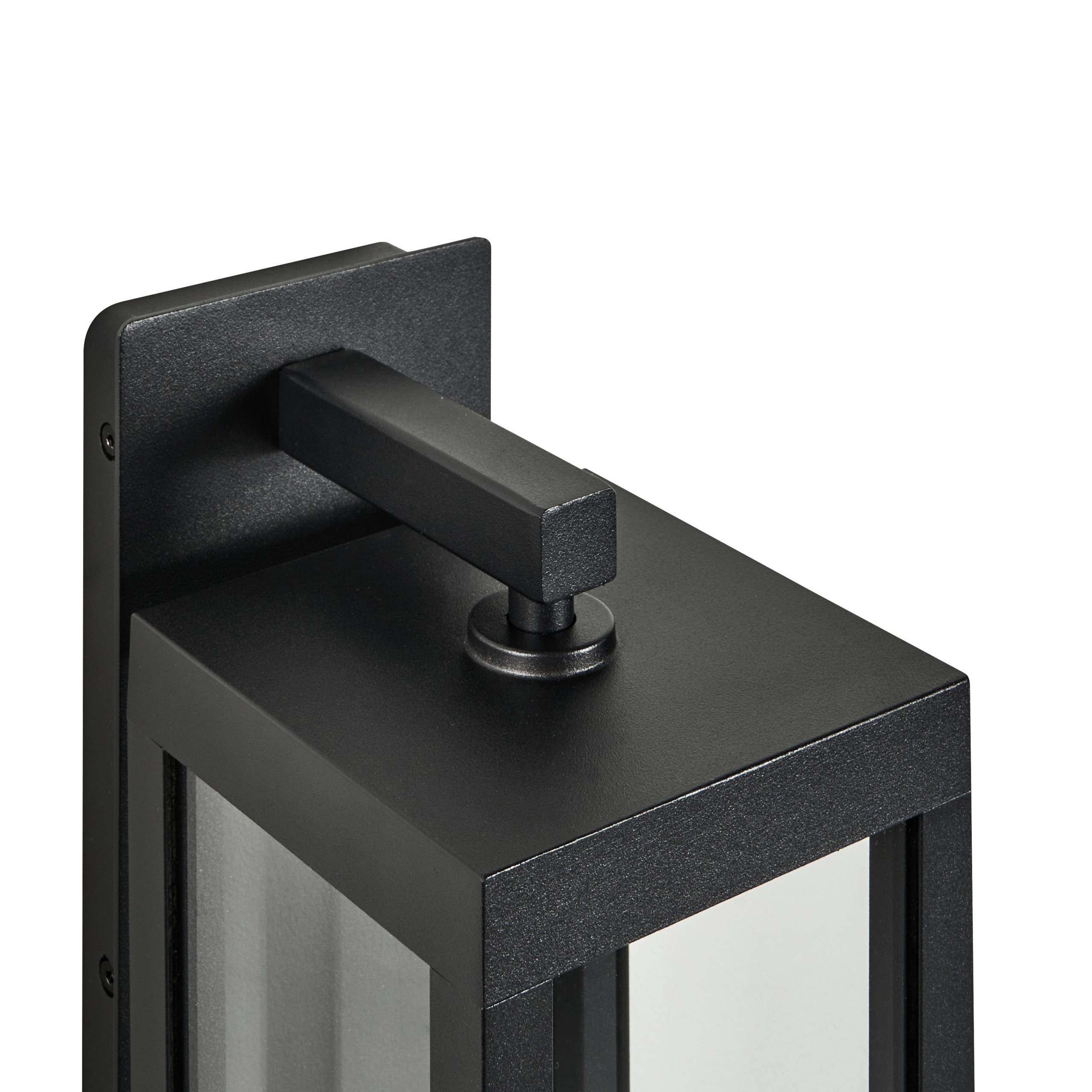 Beliani - Lampe murale pour l'extérieur Aluminium Noir INVER - 12x17x38- Beliani - Image 5