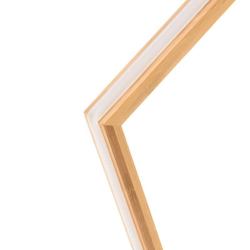 Lotti - étoile lumineuse Ø55cm néon blanc chaud en Bois Naturel Clair Lotti - Imagen 3
