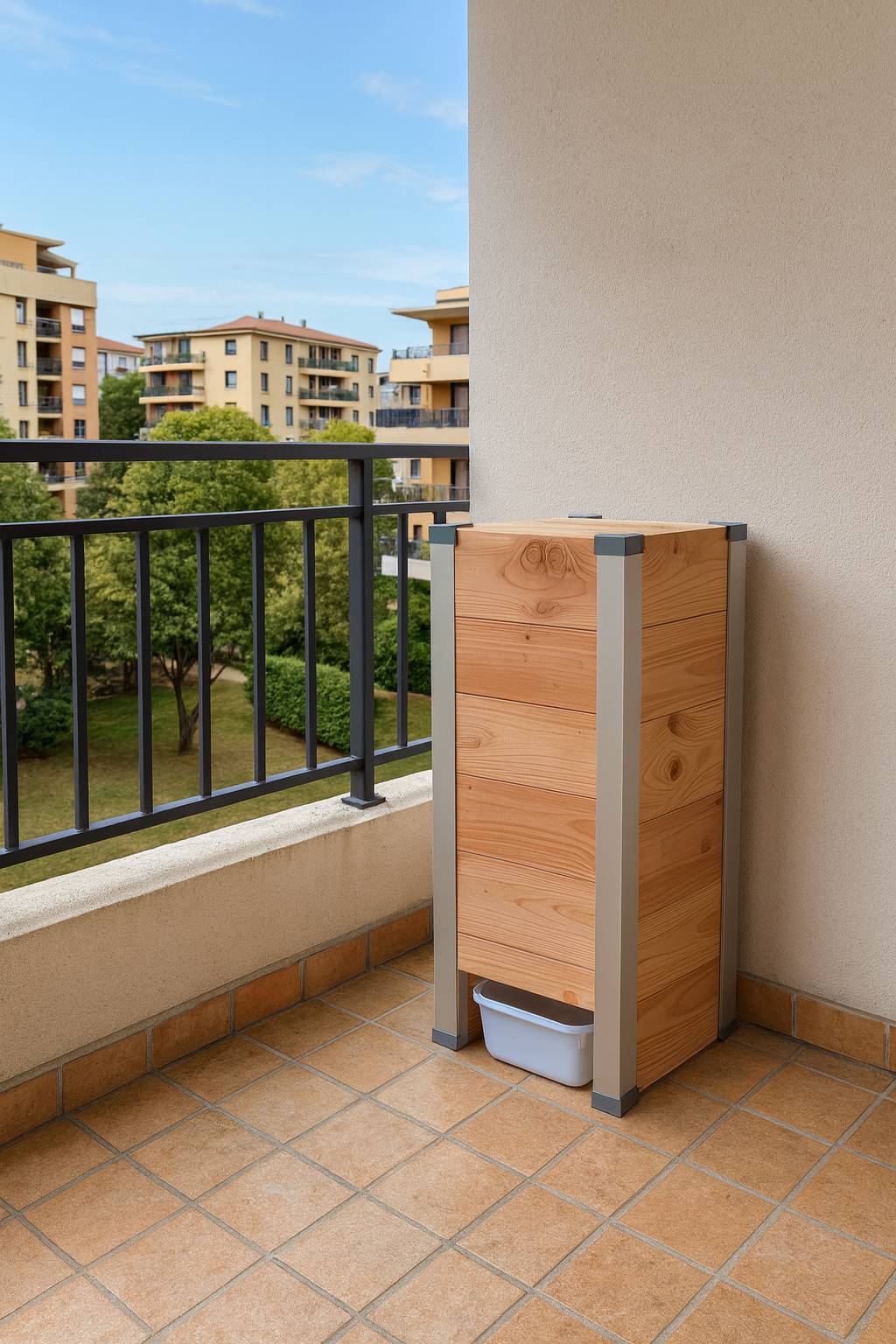 Mon Petit Potager - COMPOSTEUR DESIGN BALCON TERRASSE - Image 2