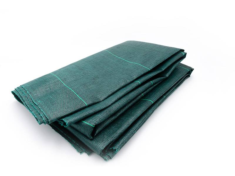 Maille Store - Kit : Toile de paillage 130g/m² verte + agrafes 130g/m² 1,65m x 10m Vert - Imagen 2