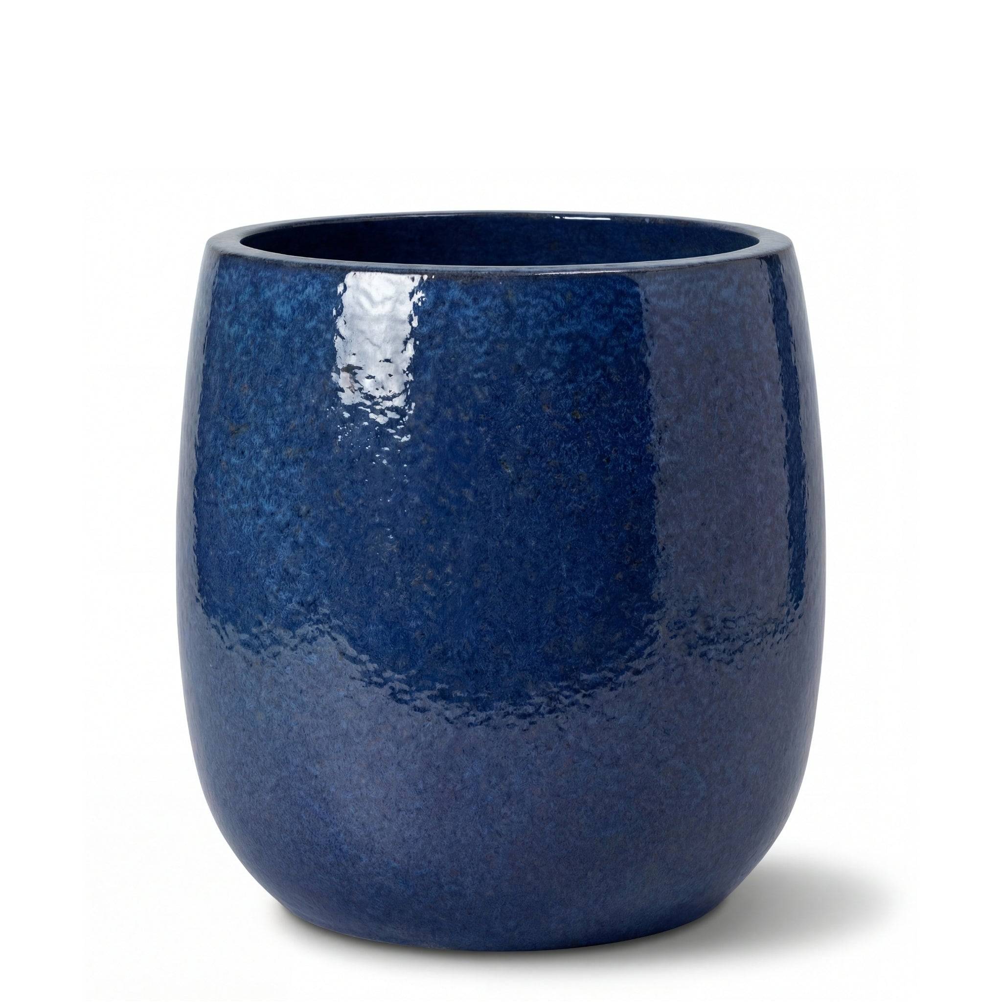 Pot SOCRATE 32x33cm bleu nuit - Image 1