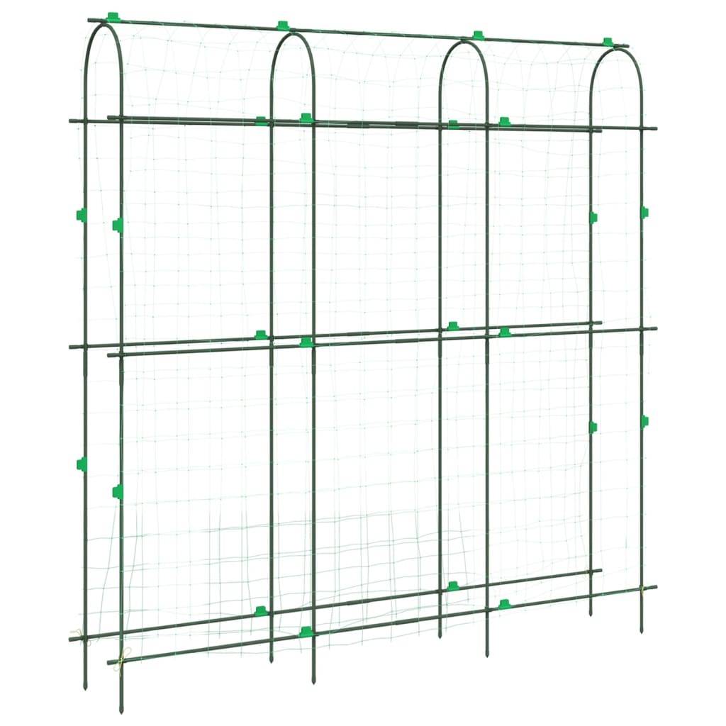 Grillage de jardin - Clôture à treillis - Treillis de jardin pour plantes grimpantes 2 pcs forme en U - Image 7