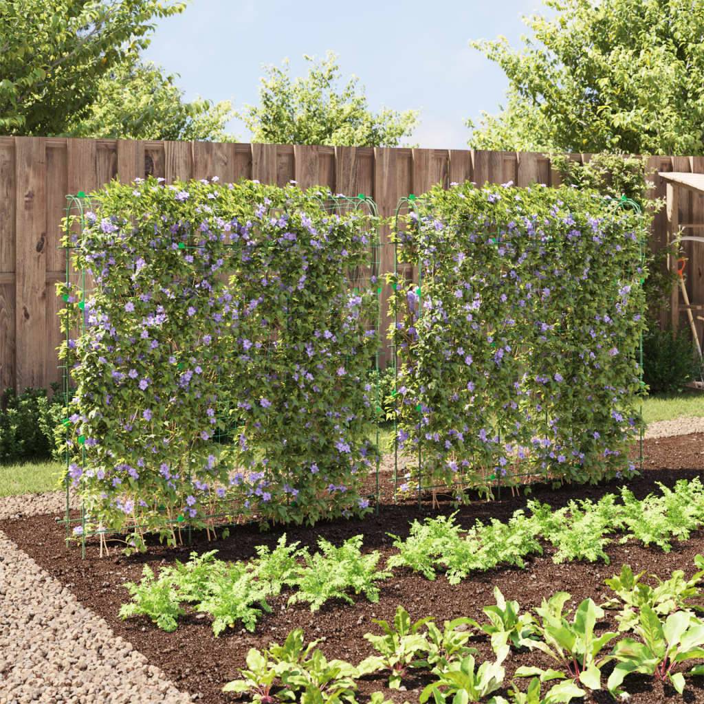 Grillage de jardin - Clôture à treillis - Treillis de jardin pour plantes grimpantes 2 pcs forme en U - Image 3