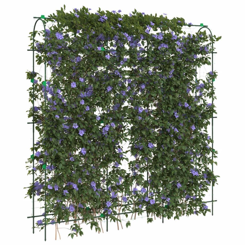 Grillage de jardin - Clôture à treillis - Treillis de jardin pour plantes grimpantes 2 pcs forme en U - Image 2