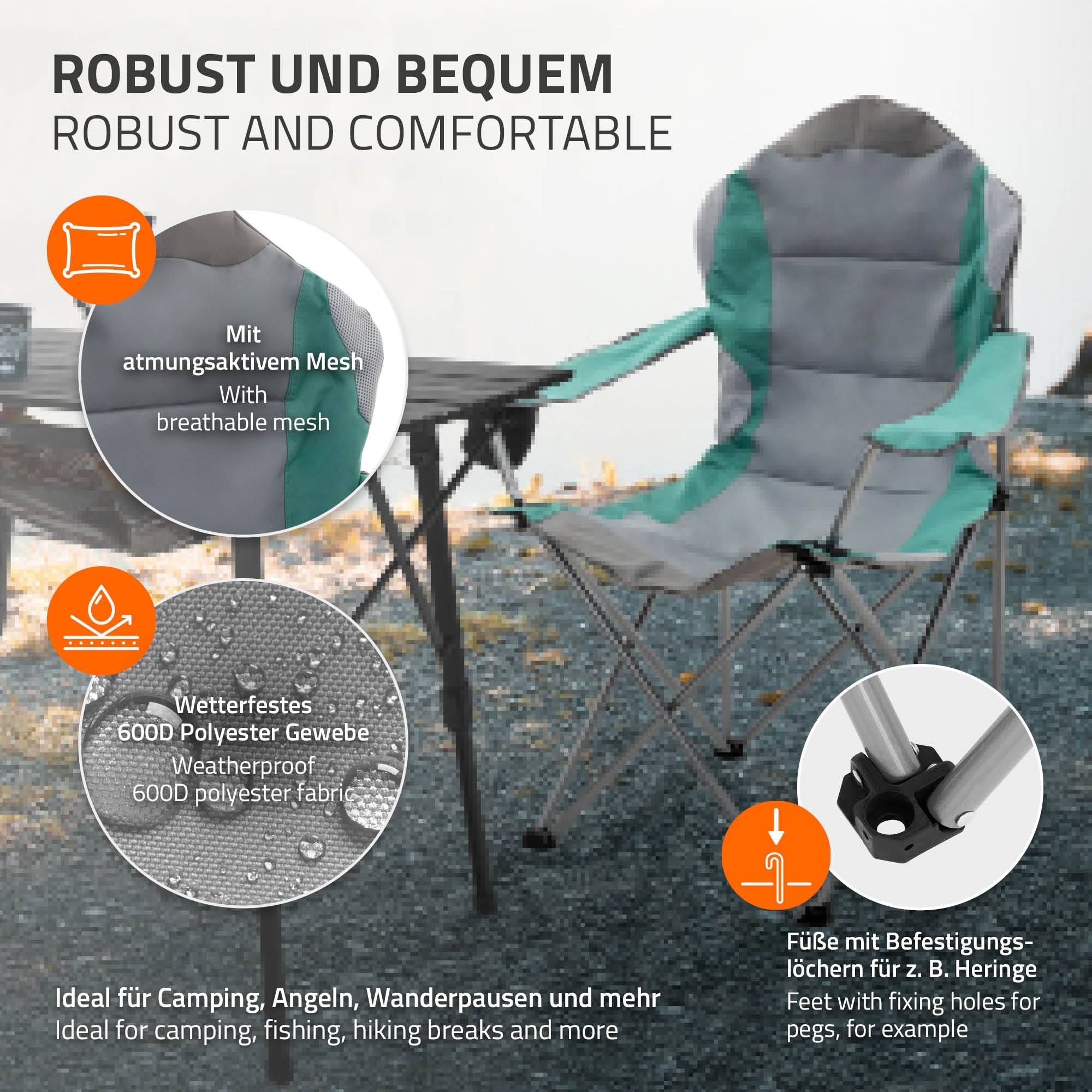 Chaise Pliable De Pêche Avec Sac Rangement – Portable Et
