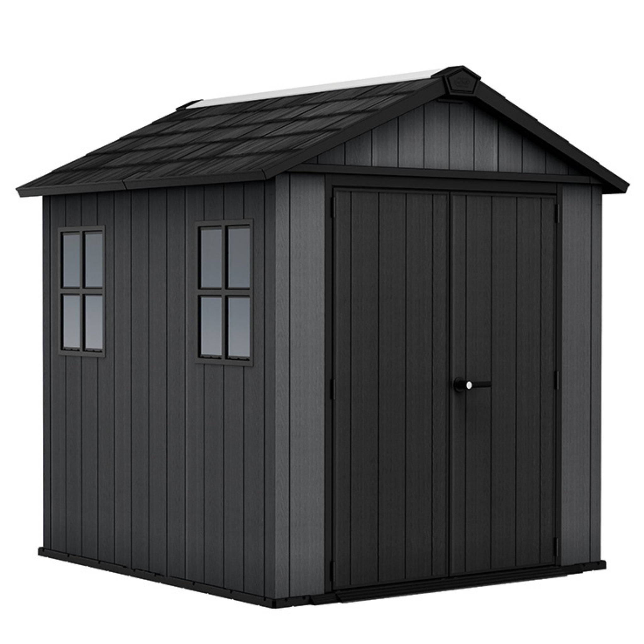 Keter - Abri de jardin en résine 5,13 m² Keter NEWTON PLUS 7x7,5 Gris