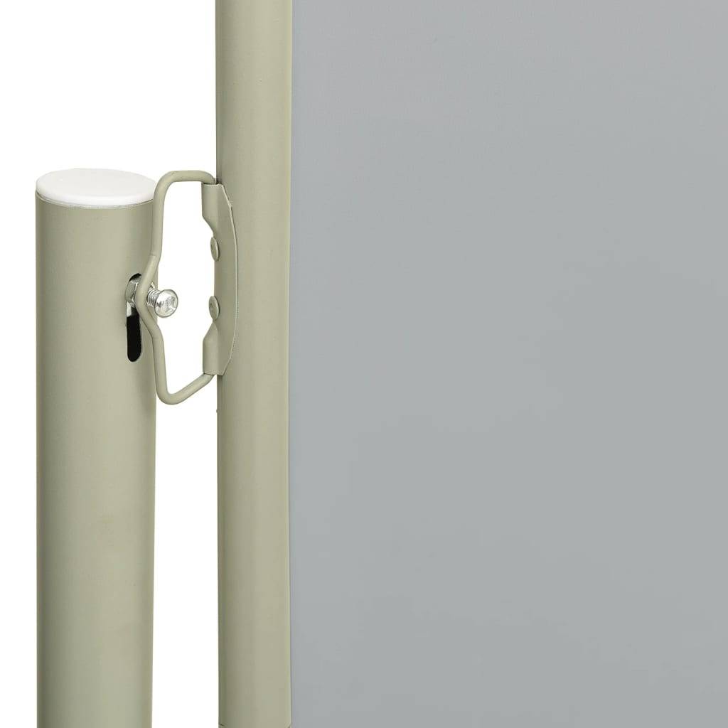 Helloshop26 - Auvent latéral rétractable de patio 180 x 600 cm gris - Imagen 2
