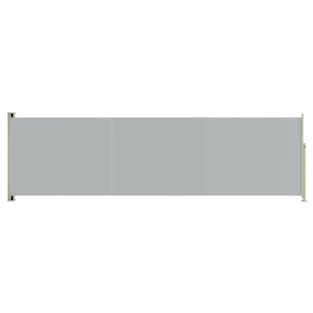 Helloshop26 - Auvent latéral rétractable de patio 180 x 600 cm gris - Imagen 1