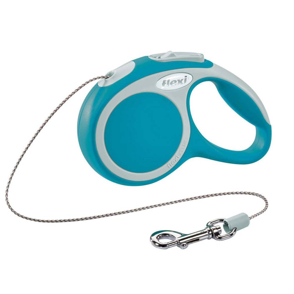 Flexi - FLEXI - Laisse flexi vario  cordon de 3 m  turquoise pour chien Max 8 kg - Imagen 4