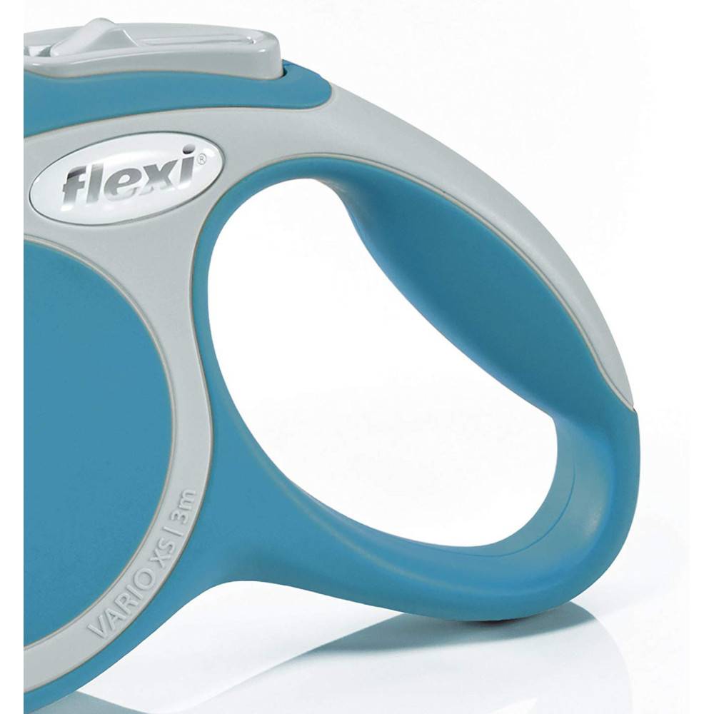 Flexi - FLEXI - Laisse flexi vario  cordon de 3 m  turquoise pour chien Max 8 kg - Imagen 2